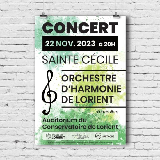 Affiche Concert Sainte Cécile OHL